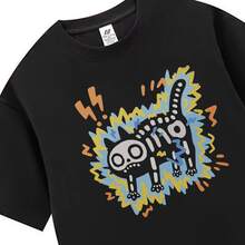 Electric Cat Aesthetic Unisex T-Shirt - màu đen - Xem 4