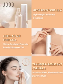 Xịt cố định lớp trang điểm UODO LOVER, lâu trôi, kiểm soát dầu và chống thấm nước. - Shimmer-Thích hợp cho da khô - Xem 5
