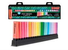Bút dạ quang STABILO BOSS ORIGINAL - Bộ bút dạ quang 23 màu - 9 màu huỳnh quang và 14 màu pastel. Bút dạ quang chống khô, có thể sử dụng liên tục đến 4 giờ mà không bị khô, giúp bạn tập trung vào công việc. Bền màu trên mọi loại giấy thường, giấy nhiệt và giấy photocopy. Đầu bút dạng đục. Độ rộng nét từ 2 đến 5 mm. ĐẢM BẢO CHẤT LƯỢNG HÀNG ĐẦU TẠI ĐỨC - BỘ 23 UNIDADES - Xem 1