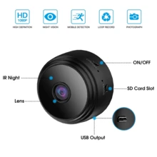 2pcs/Set 1080P HD Smart Camera, Supports Real-Time Video Streaming, Connects Via WiFi, Suitable For Portable Nanny Camera, Baby Monitor And Home Outdoor Pet Monitoring Camera. It Can Be Viewed Remotely Via  Or Android App. - 2 cái/bộ - Xem 2