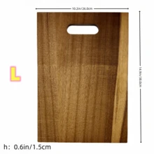 1 Peça Tábua de Corte de Jacarandá Grossa e Durável - Tábua de Corte Multiuso de Dois Lados para Carne, Peixe, Queijo, Pão, Sobremesas, Frutas e Vegetais - Bandeja de Cozinha Antiderrapante e Resistente à Água, Travessa para Servir Alimentos com Alça de Fácil Preensão, Melhor Presente de Cozinha