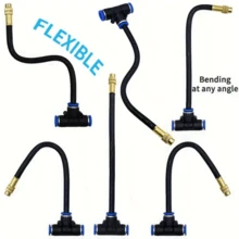 Kit De Sistema De Nebulização 5M Spray De Jardim Para Irrigação Automática Ajustável - Preto - Visão 9