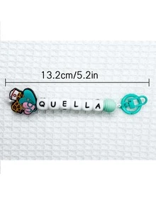 1 porte-clés décoratif exclusif pour infirmière avec nom personnalisable. Perle de nom, accessoires colorés. Porte-clés DIY, cadeau de fête, décoration de perles de lettres, 1 stéthoscope d'infirmière personnalisable, porte-clés d'uniforme d'infirmière