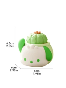 Sanrio Characters Potted Plant Series Decorative Items, Hello Kitty And Friends Plant Pots, Cute Desktop Decorations, Collectible Figurines, My Melody And Kuromi Planters, Small Succulent Containers, Unique Home Decor, Kawaii Office Accessories, Indoor Plant Pots