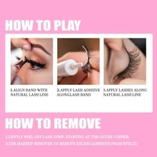 BTLLSSH 8 Pair 3D Faux Mink Lashes Handmade Luxurious Volume Natural False Eyelashes - Cat Elf Eyelashes - View 7