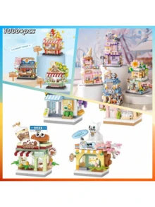 3000+ 件全新创意动物主题街景,可爱猫咪宠物店、水果店、咖啡厅、糖果店、美味食物、可爱人物,非常适合用作办公桌装饰、展示柜收藏品,适合节日/生日、返校时送给女性朋友的礼物 - 彩色 - 查看 4