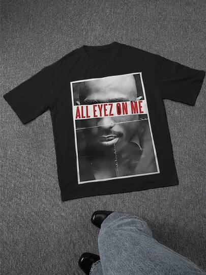 Unglaubliches 2Pac - Statement 100% Baumwolle T - Shirt - "Rap - Legende" für Musik - Events