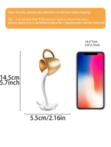 Light Luxury Abstract Art Ornaments, Office Bookshelves, Handicrafts, Living Room Entrance Wine Cabinets, Home Furnishings, Artistic And Creative Gifts, Suspended Coffee Cups, Standing Mugs, Resin 3D Stereoscopic Coffee Cup Ornaments, Office Bookshelves, Wine Cabinets, Decoration, Housewarming Gifts