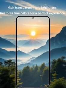 2pcs Full Coverage Tempered Glass Screen Protector, Bubble-Free, No Edges, Easy Installation, Suitable For Galaxy & Other Models, Full Screen Coverage Gift, Suitable For Birthdays, Easter, Presidents' Day, Etc. To Give To Family And Friends As Mobile Phone Screen Protector, Phone Accessories. Waterproof Shockproof Anti-Fall Anti-Fall Scratch Resistant Anti-Fingerprint - Black - View 10