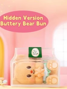 Butter Bear Bakery Flocking Blind Box - Adorable Plush Figures, Multiple Character Variations, High-Quality Flocking Material, Detailed Bakery-Themed Designs, Fun Collectible Series, Surprise Unboxing Experience, Perfect For Collectors And Gift-Givers, Ideal For Home Or Office Decoration, Brings Joy To Any Space, Great For Birthday Or Holiday Gifts, Must-Have For Bear Enthusiasts, Stylish And Cute Display Pieces, Limited Edition Series. - Multicolor - View 11
