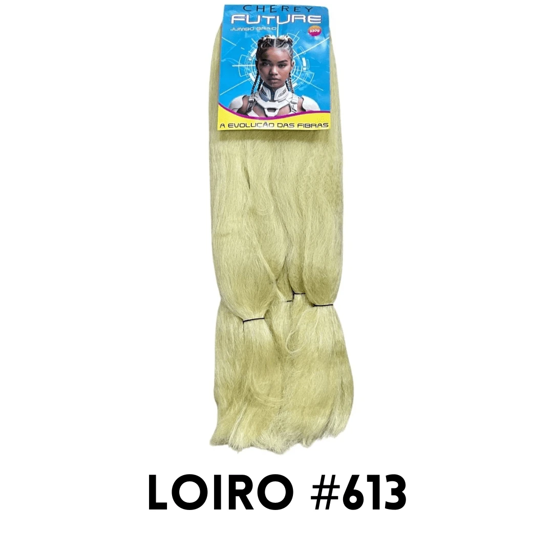 Cherey Jumbo Future Curly Box Braids 330g - Synthetic Hair For Braids - 挑染金色 - 查看 1