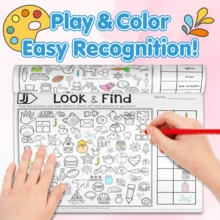 Look, Find, Discover: A Fun-Filled Hidden Picture Adventure Book, Containing Various Items, Letters And Shapes, Aimed At Enhancing Children's Observation, Concentration And Edutainment Abilities. - Alphabet Book 03 - View 9