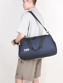 Gym Backpack Travel Bag With Crossbody Strap Travel Luggage - 隨機顏色 - 查看 11