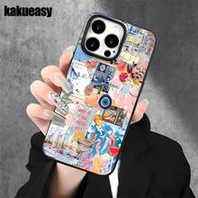 Funda protectora para phone con diseño de copa de vino y orificios grandes. Compatible con phone 16 Pro Max, 16, 15 Pro, 14, 14 Plus/14 Pro Max, 13, 13 Pro, 12 Pro, 11/11 Pro. Ideal para regalar en cumpleaños y otras festividades. - Negro - Ver 2