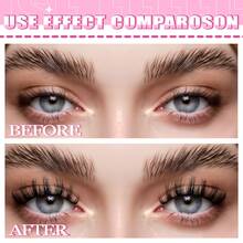 BTLLSSH 8 Pair 3D Faux Mink Lashes Handmade Luxurious Volume Natural False Eyelashes - Cat Elf Eyelashes - View 2