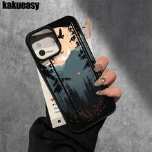 Funda protectora para phone con diseño de montañas de la Selva Negra (1 unidad), compatible con phone 16 Pro Max, 16, 15 Pro, 14, 14 Plus/14 Pro Max, 13, 13 Pro, 12 Pro, 11/11 Pro. Regalos para cumpleaños y fiestas - Blanco - Ver 7
