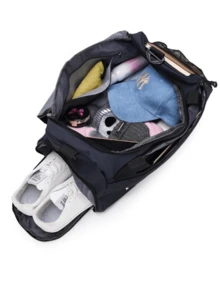 Gym Backpack Travel Bag With Crossbody Strap Travel Luggage - 隨機顏色 - 查看 8