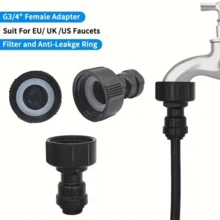 Kit De Sistema De Nebulização 5M Spray De Jardim Para Irrigação Automática Ajustável - Preto - Visão 6