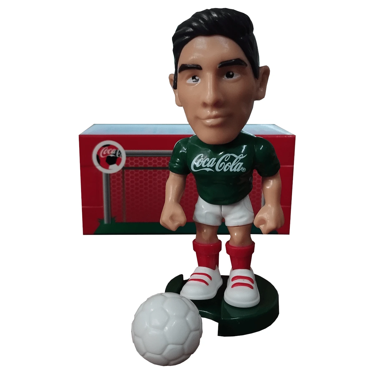 Cabezón coleccionable Edson Álvarez Selección Mexicana Qatar 2022 figura edición exclusiva accesorio decorativo colección fútbol fan México mundial original regalo especial arte deportivo calidad premium - Verde - Ver 1