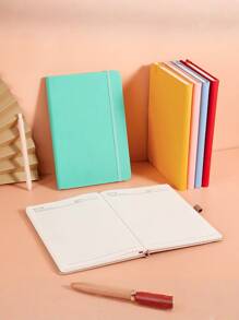 1件优质A5耐用笔记本多色200张道林纸线装记事本创意领带小清新女生文艺青春日记办公会议记录必备本子手账本商务绑带PU笔记本学生文具