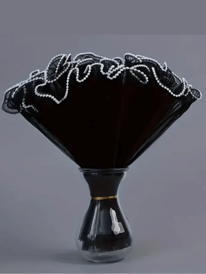 5 件/2 件/1 件仿珍珠波浪薄纱、花卉包装纸、花束包装材料、全套白玫瑰薄纱、插花、母亲节、褶皱波浪薄纱、新款花卉包装薄纱、双面波浪薄纱、圣诞节、情人节、珍珠波浪薄纱蕾丝、花束衬里薄纱、包装纸花卉用品、手工制作的 DIY 蝴蝶结、礼品包装丝带、适用于花束、蛋糕、蝴蝶结、圣诞礼物