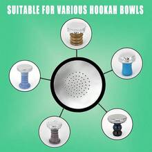 50 szt./100 szt./folia do fajki wodnej z otworami - aluminiowa folia do fajki wodnej z otworami | Folia do fajki wodnej z otworami na głowicę do fajki wodnej | Akcesoria do cybucha do fajki wodnej | Folia do tytoniu smakowego 4,7 cala 0,02 mm