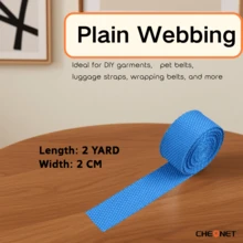 1pc PP Webbing Canvas Polyester Ribbon, Suitable For Backpack Binding, Bag Crafts DIY, Belt Bags, Pet Supplies