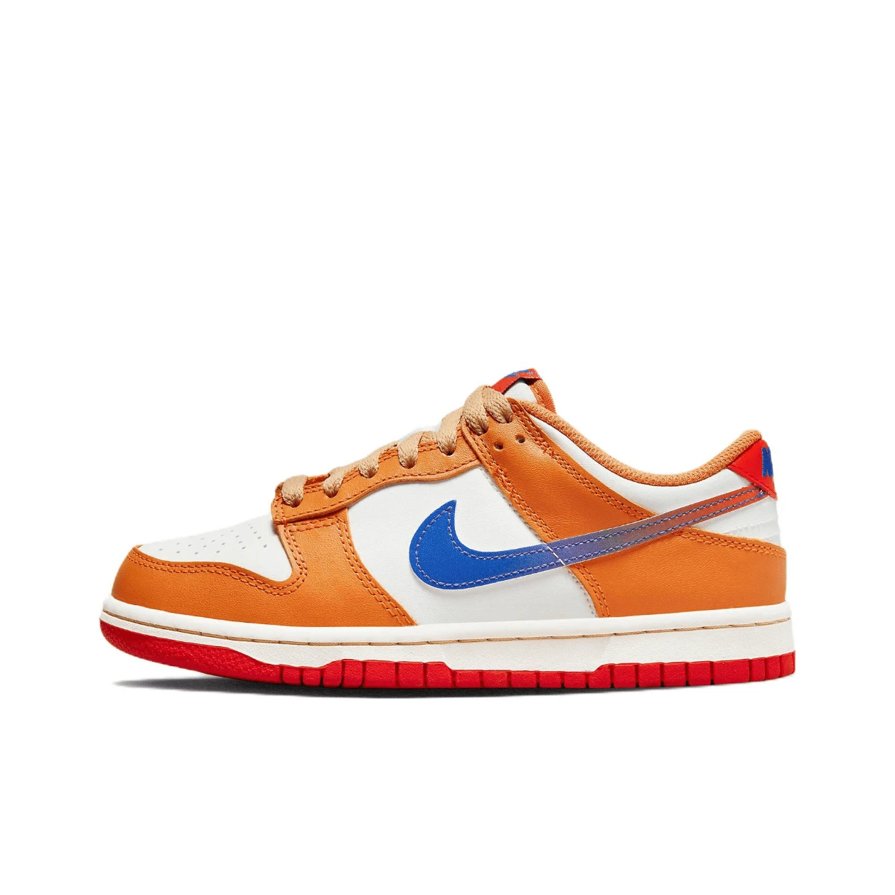 Nike Dunk Classic Casual Low-Top Retro Sports Lace-Up Unisex Sneakers-DH9765-101 - Orange/Blue - View 1