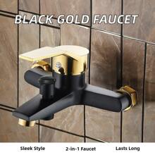 Wall Mounted Bath Shower Faucets Household Bathtub Faucet Multifunctional Outlet Hot And Cold Mixer Tap Bathroom Faucet