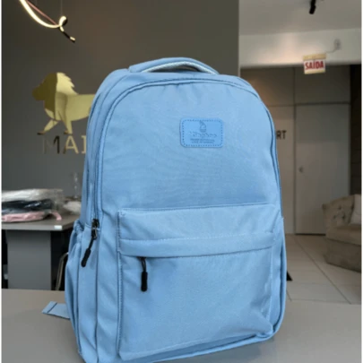 Mochila Escolar Impermeável de Alta Qualidade com Grande Capacidade e Alças Reforçadas Divisão Interna e Bolsos Laterais material escolar material escola papelaria
