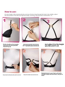 3pcs Dragonfly Shaped Bra Strap Clips, Adjustable Invisible Bra Strap Holder Clips Halloween Accessories Teachers Day