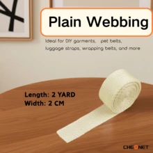 1pc PP Webbing Canvas Polyester Ribbon, Suitable For Backpack Binding, Bag Crafts DIY, Belt Bags, Pet Supplies