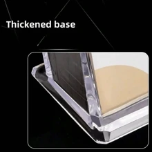 Transparent Acrylic Business Card Holder Business Card Holder, Suitable For 80 Business Cards, Desktop Accessories, Office Display