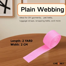 1pc PP Webbing Canvas Polyester Ribbon, Suitable For Backpack Binding, Bag Crafts DIY, Belt Bags, Pet Supplies