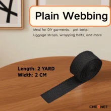 1pc PP Webbing Canvas Polyester Ribbon, Suitable For Backpack Binding, Bag Crafts DIY, Belt Bags, Pet Supplies