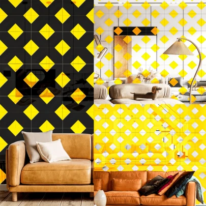 1PC Acrylic Mirror Tiles - Self-Adhesive, Modern Minimalist Mirror Wall Sticker(Not Glass) Removable Long Acrylic Frameless Mirror Sheets, Reusable, Modern Home Decor For Living Room, Bedroom, Bathroom, Office, Stickers, Wall Decals, Home Decor Vinyl Decals, Summer Decorations To Freshen Up Your Home, Holiday Decorations Stickers Gift Birthday Graduation Back To School Season