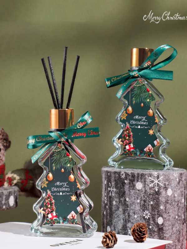100ML.Christmas Holiday Aromatherapy, Home Living Room Air Freshener, Home Air Freshener, Bathroom Bedroom Lingering Fragrance, Indoor Incense, Toilet Deodorizing Air Freshener, Souvenir, Christmas Fragrance Gift