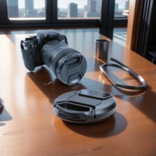 1 Lens cover, suitable for micro single and single lens reflex cameras, with 40.5mm/49mm/52mm/55mm/58mm/62mm/67mm/72mm/77mm/82mm multiple aperture options