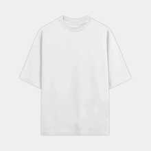 Camiseta Oversized Caveira Verde e Borboleta  Halloween    Verão  Primavera / Outono    Ajuste Regular - Branco - Visão 2