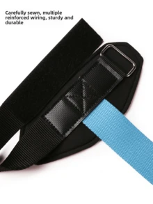 2条装可调节腕带，力量训练护腕，适用于引体向上、硬拉、杠铃训练、健身房力量训练配件、稳定腕部支撑、阻力带 - 彩色 - 查看 8