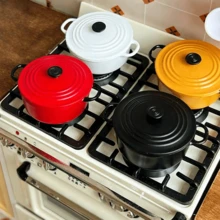 Mini Simulation Double Ear Saucepan Model, Miniature Kitchen Scene Photography Prop, Miniature Home Scene DIY Accessory, Hobbyist & Collector Gift - Multicolor - View 2