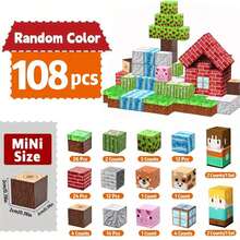 60/120/160pcs Magnetic Building Blocks, STEM Magnetic Tiles Sensory Toys, Suitable For Boys & Girls 3+ Years Old, Montessori DIY Puzzle Cube Construction Toys, Creative Stacking Toys, Ideal Birthday Or Holiday Gift (Some Colors Random) - Multicolor - View 16