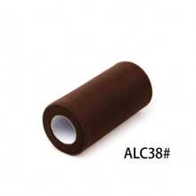 1 Roll White Tulle Fabric 6 Inch By 25 Yards For DIY White Bow, Dress, Skirtss And Party Decoration, Beby Shower Party Decorations DIY Crafts,25 Yards Tulle Organza Spool Tutu Fabric Wedding Birthday Decoration Party Supplies - 15cm*25Y - View 9