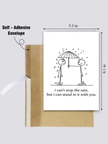 Funny Birthday Greeting Card | "All Cool People Are Born In December" Celebration Card | Humorous Christmas & Birthday Card With Envelope - Multicolor - View 4