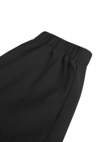 Damen einfarbige, lässige, minimalistische, vielseitige, schlankende Hose mit Kordelzug in der Taille, Taschen und Reißverschluss-Knopf-Design in Große Größen, geeignet für Laufen, Urlaub, Zuhause