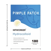 Hydrocolloid Pimple Patch, 180pcs/Box Acne Covering Stickers, Spot Cover Stickers For Face And Skin, Skin Care Products For Women & Men