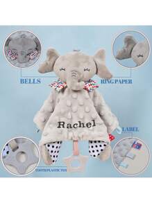 [التطريز المخصص] 1 قطعة بطانية طفل مخصصة، بطانية دمية طفل وثيرة وجذابة، سلاح طفل للعرق، هدية مخصصة ذات معنى، بطانية متعددة الوظائف عملية وناعمة ومريحة، مناسبة لعيد الطفل، عيد الميلاد، شكرسغيفينغ، هدية مثالية للأطفال والأصدقاء والصديقات