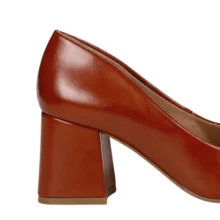 Women's Pumps Pointed Toe Thick Heel Medium Block Stable Comfort Luxury Modern Casual Classic Formal Work Office - 駝色 - 查看 9