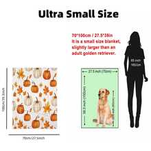 1 pièce Couverture en flanelle douce à l'imprimé vintage d'automne avec citrouille et feuille d'érable. Chaude et confortable, multi-saisons et multi-usages. En polyester avec impression numérique. Convient pour le canapé, le lit, la voiture, le bureau, le camping, les voyages, les cadeaux - Multicolore - Voir 8