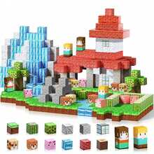 60/120/160pcs Magnetic Building Blocks, STEM Magnetic Tiles Sensory Toys, Suitable For Boys & Girls 3+ Years Old, Montessori DIY Puzzle Cube Construction Toys, Creative Stacking Toys, Ideal Birthday Or Holiday Gift (Some Colors Random) - Multicolor - View 11